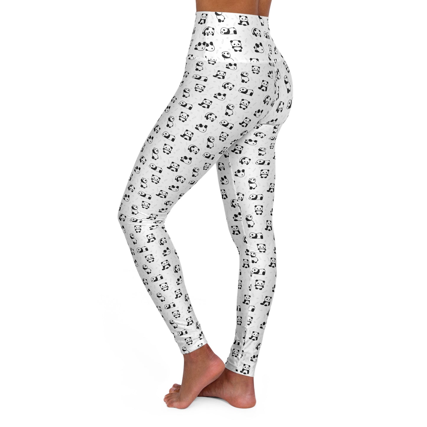 JoyJive™ high waisted leggings for women | Baby Panda Tumbling print