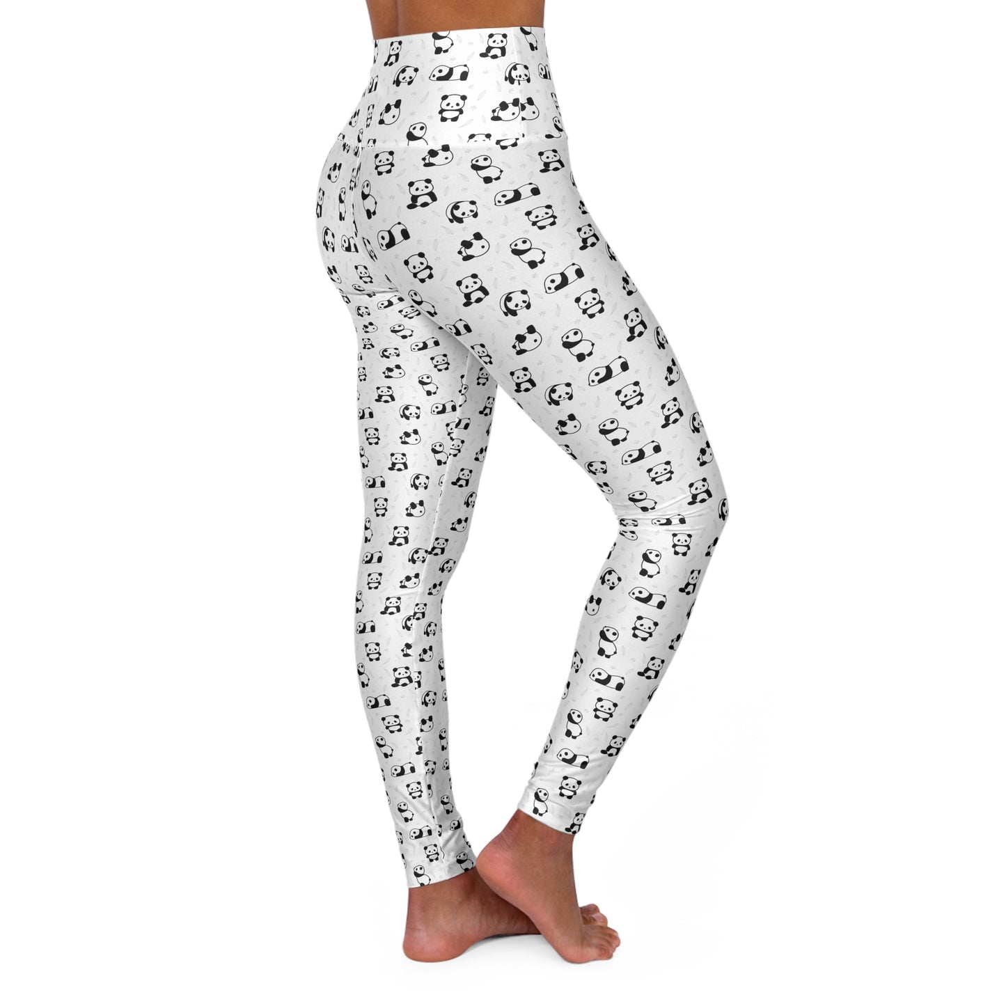 JoyJive™ high waisted leggings for women | Baby Panda Tumbling print