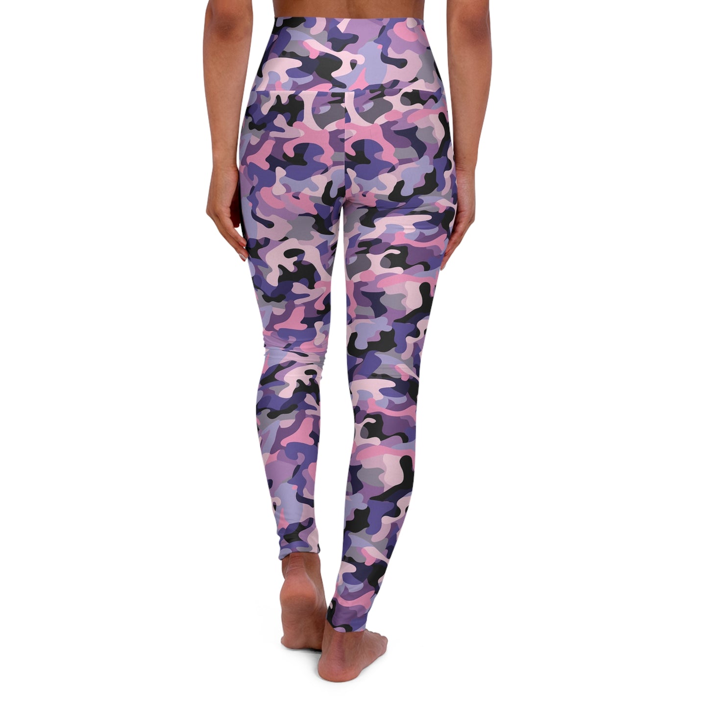 JoyJive™ high waisted leggings for women | Purple Camo