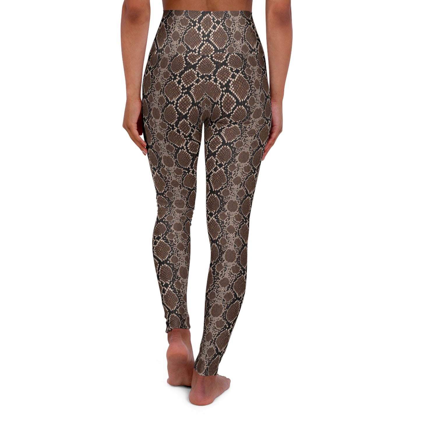 JoyJive™ high waisted leggings for women | Boa Constrictor Print