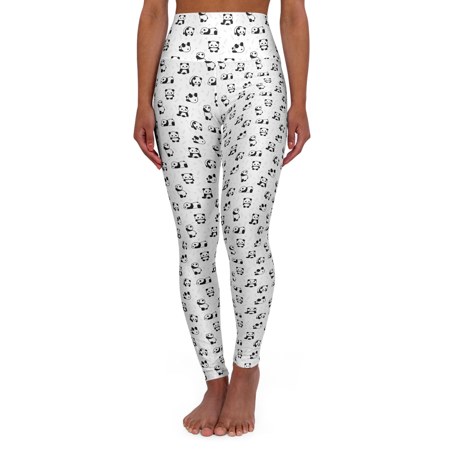 JoyJive™ high waisted leggings for women | Baby Panda Tumbling print