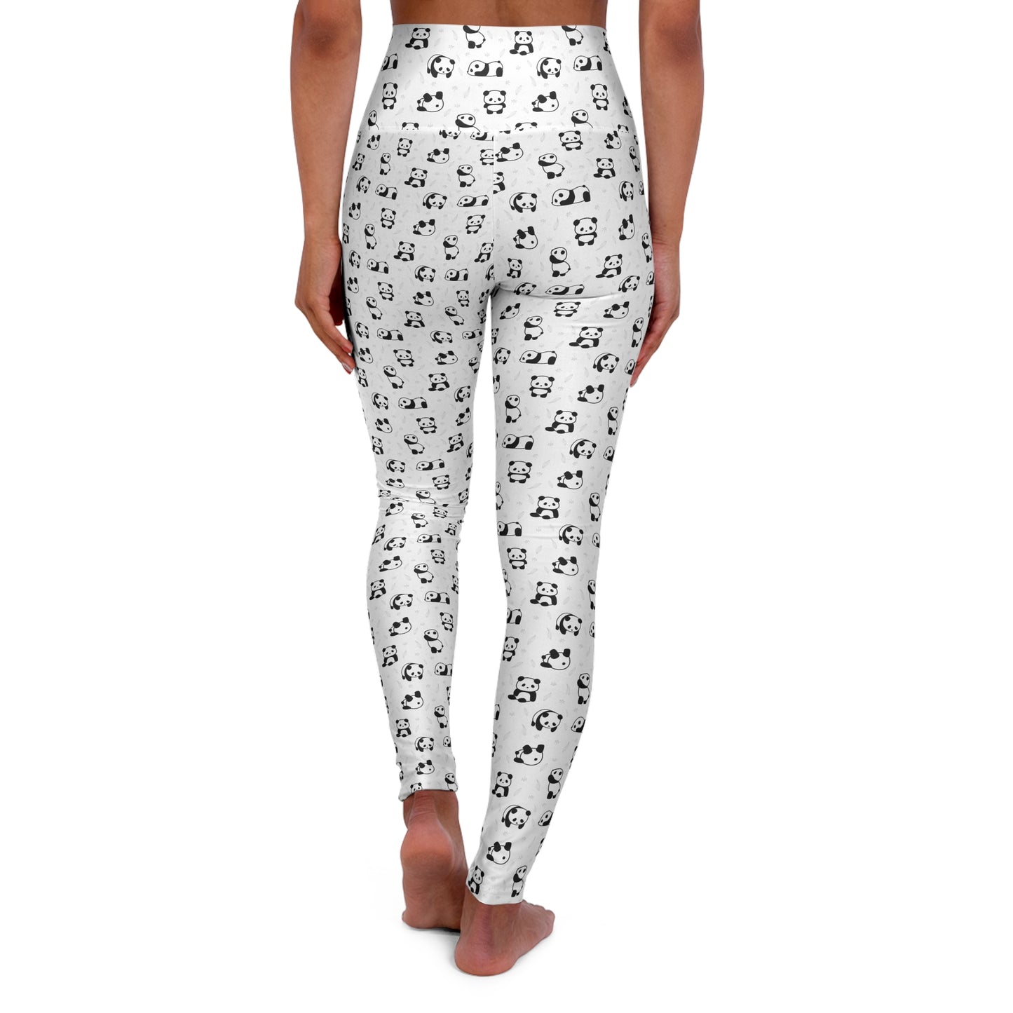 JoyJive™ high waisted leggings for women | Baby Panda Tumbling print