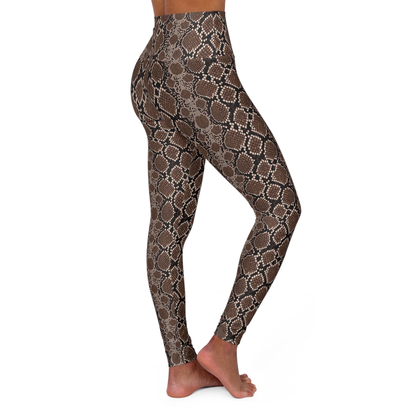 JoyJive™ high waisted leggings for women | Boa Constrictor Print